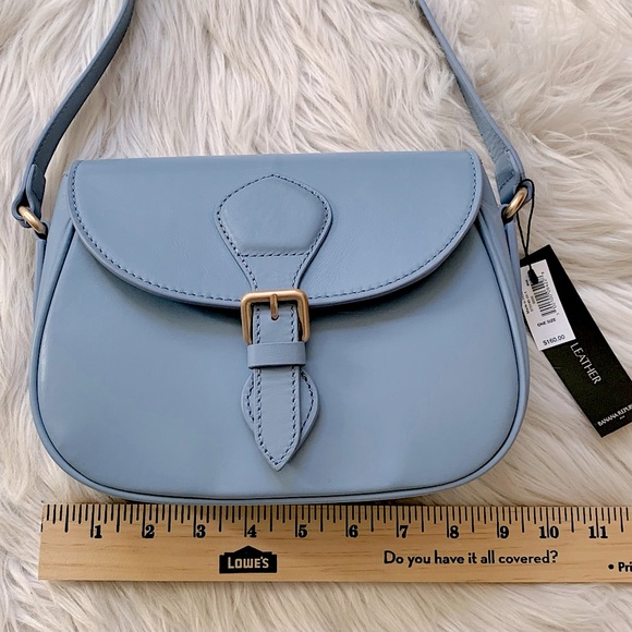Banana Republic Blue Thistle Crossbody Bag - NWT - Picture 12 of 12